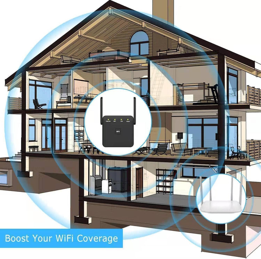 2026 Fastest WiFi Extender, WiFi Repeater, WiFi Booster, Covers Up to 10000 Sq.ft and 60 Devices, Internet Booster - with Ethernet Port, Quick Setup, Home Wireless Signal Booster 🍁 All In One Marketplace Canada
