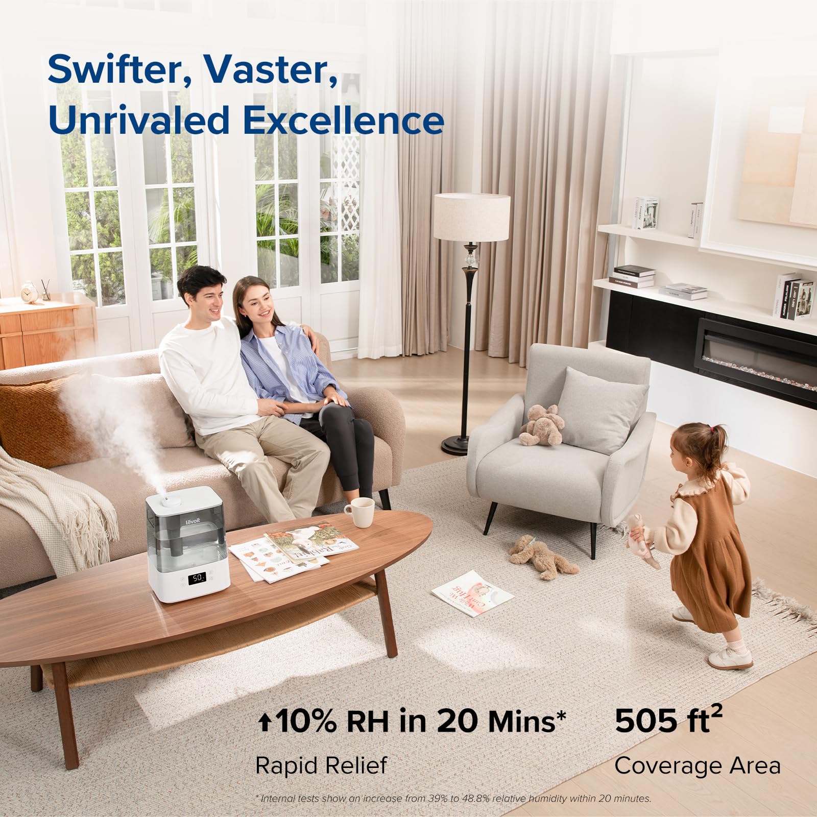 Levoit 6L Smart Humidifiers for Bedroom Large Room Home, Cool Mist Top Fill 🍁 All In One Marketplace Canada