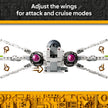 LEGO Star Wars: Revenge of The Sith ARC-170 Starfighter Spaceship Building Toy - Kids Star Wars Toy for Boys and Girls, Ages 9+ - Gift Idea for Birthdays - 75402 🍁 All In One Marketplace Canada