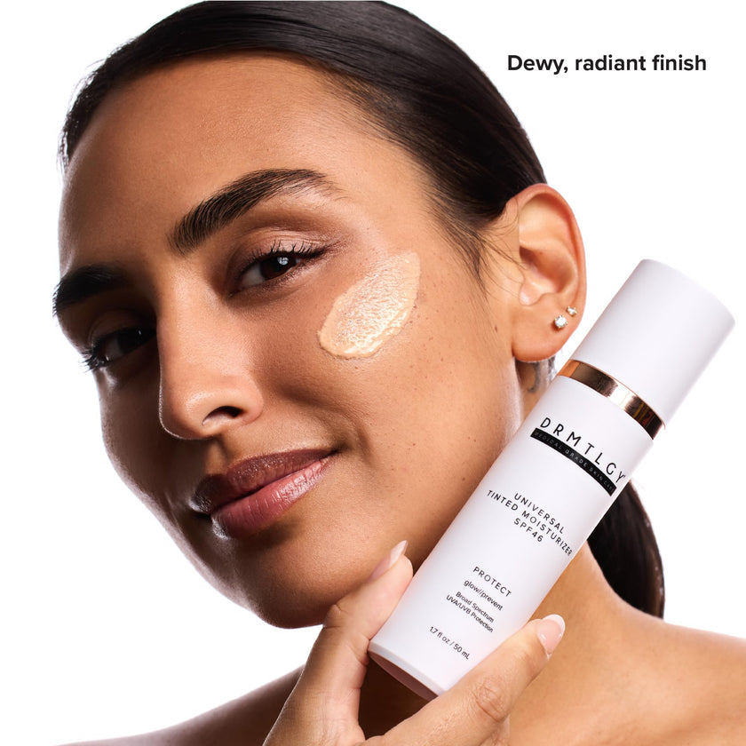 DRMTLGY Anti-Aging Tinted Moisturizer SPF 46 – Sheer Face Sunscreen & Lightweight Makeup with Broad Spectrum UV Protection – Hydrating Skin Care & Face Moisturizer – FSA HSA Eligible (1.7 oz) 🍁 All In One Marketplace Canada
