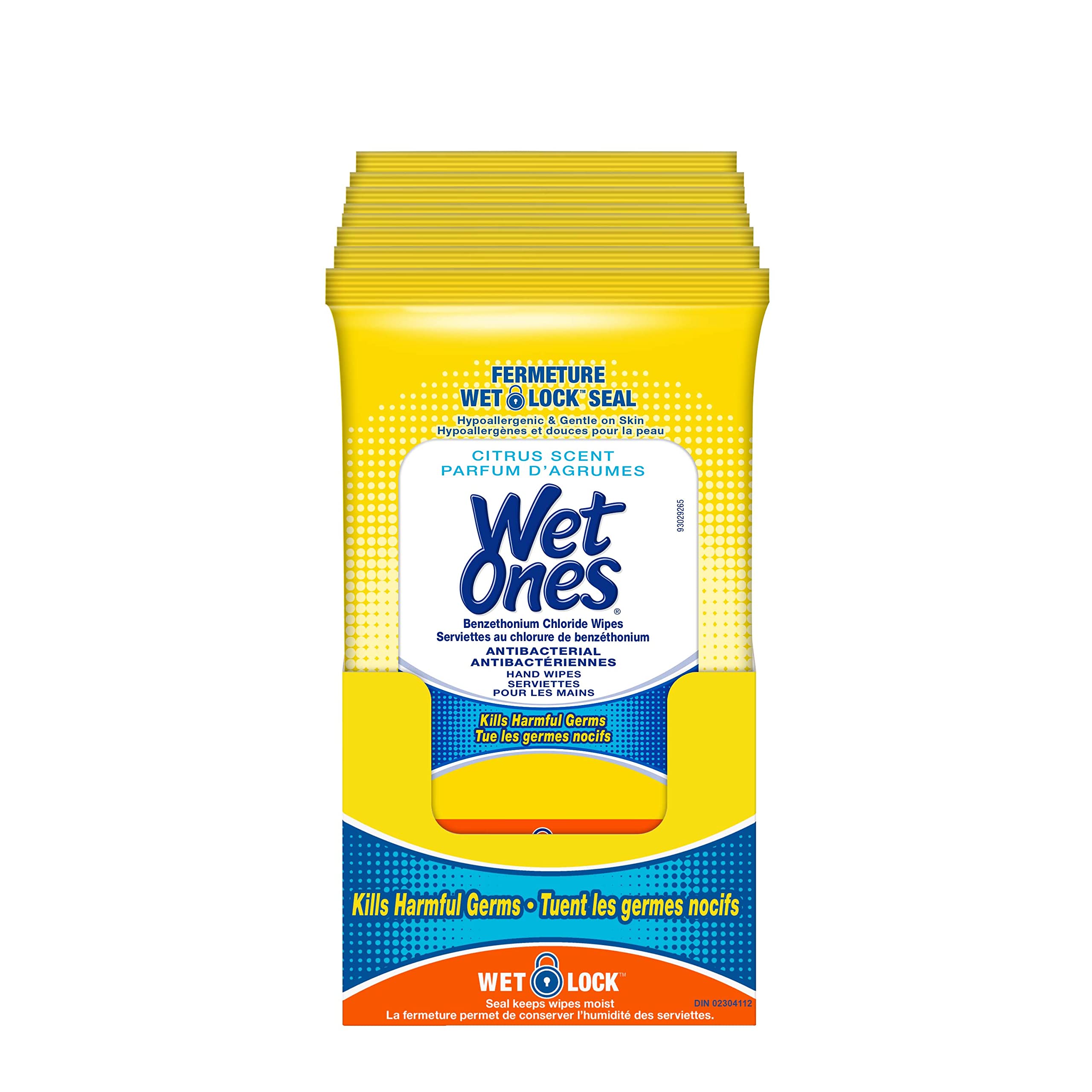 Wet Ones Antibacterial Hand Wipes, Citrus Scent, Wet Wipes, 20 Count (Pack of 10) 🍁 All In One Marketplace Canada