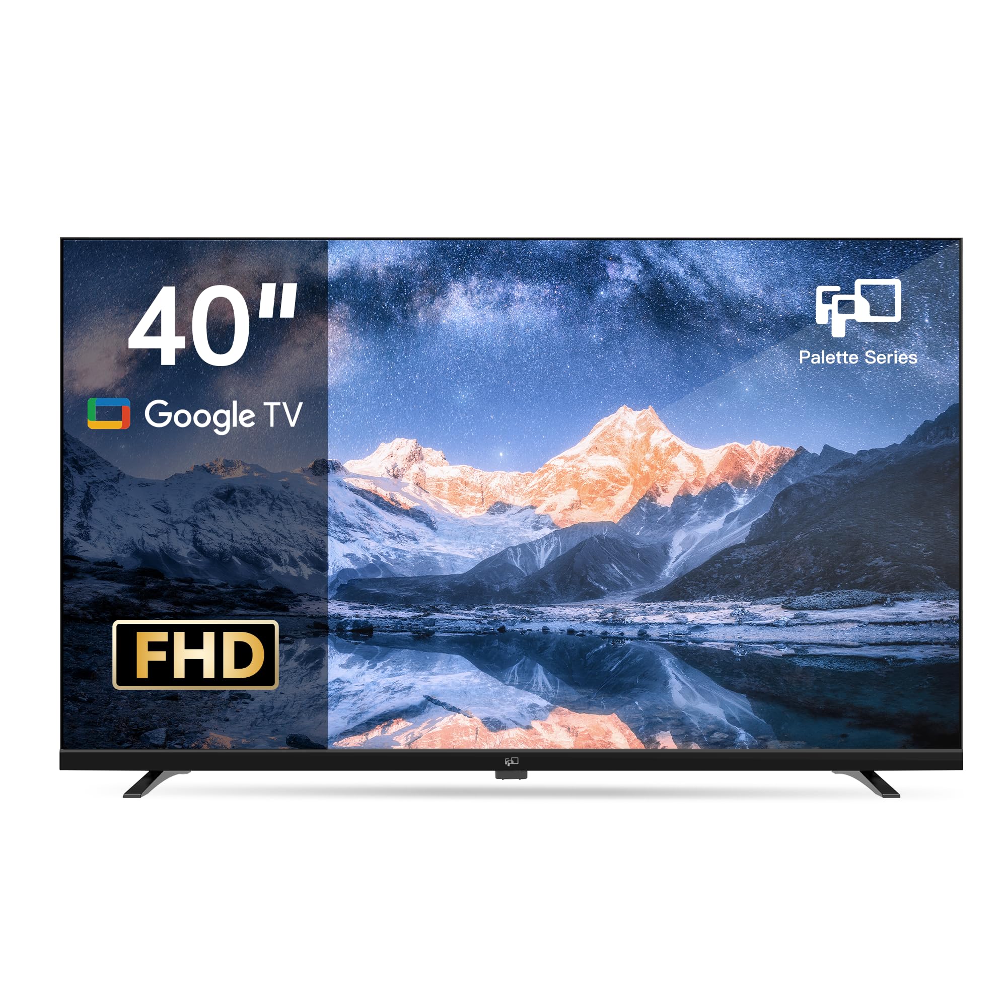 FPD 40-inch Smart TV, 1080p Full HD Google TV with Google Play Built-in Google Cast, HDR 10, Dolby Audio, Voice Remote, Stream Live Television (Palette-Series, CG40-P3) 🍁 All In One Marketplace Canada