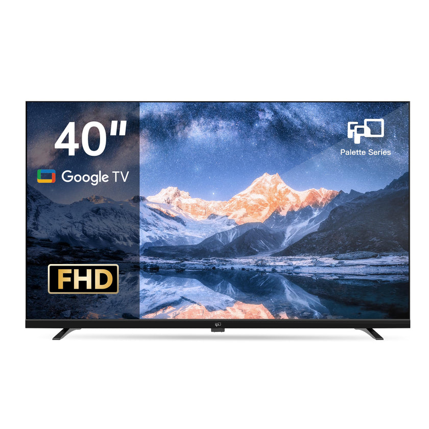 FPD 40-inch Smart TV, 1080p Full HD Google TV with Google Play Built-in Google Cast, HDR 10, Dolby Audio, Voice Remote, Stream Live Television (Palette-Series, CG40-P3) 🍁 All In One Marketplace Canada