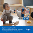 Tapo 4K 8MP Pan/Tilt Indoor Security Camera for Baby Monitor, No Monthly Fee, Pet Camera w/Motion Detect and Track, SD/Cloud Storage, Works w/Alexa, Google, and Samsung (Tapo C260) 🍁 All In One Marketplace Canada