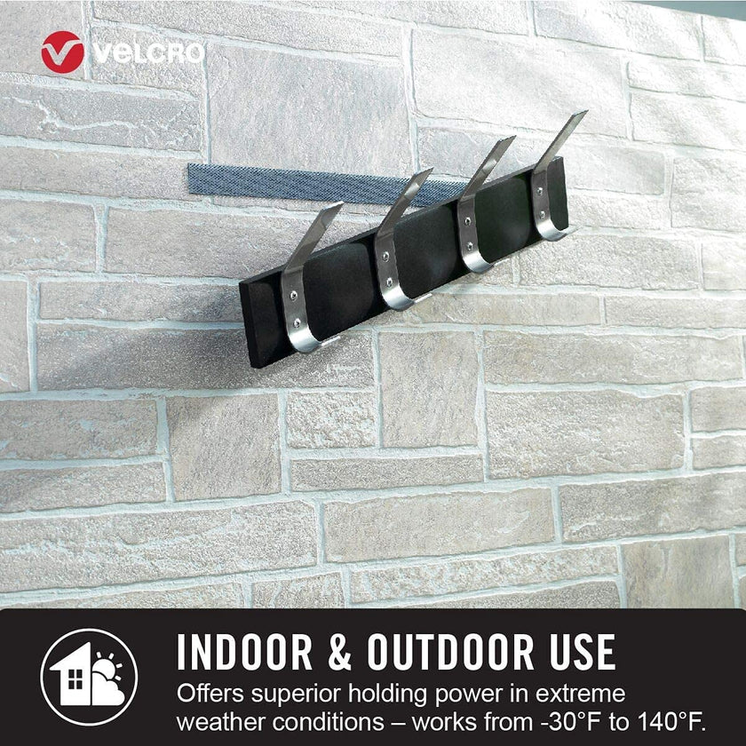 VELCRO Brand Extreme Outdoor Mounting Tape | 20Ft x 1 In, Holds 15 lbs | Strong Heavy Duty Stick on Adhesive | Mount on Brick, Concrete for Hanging, 30702 🍁 All In One Marketplace Canada