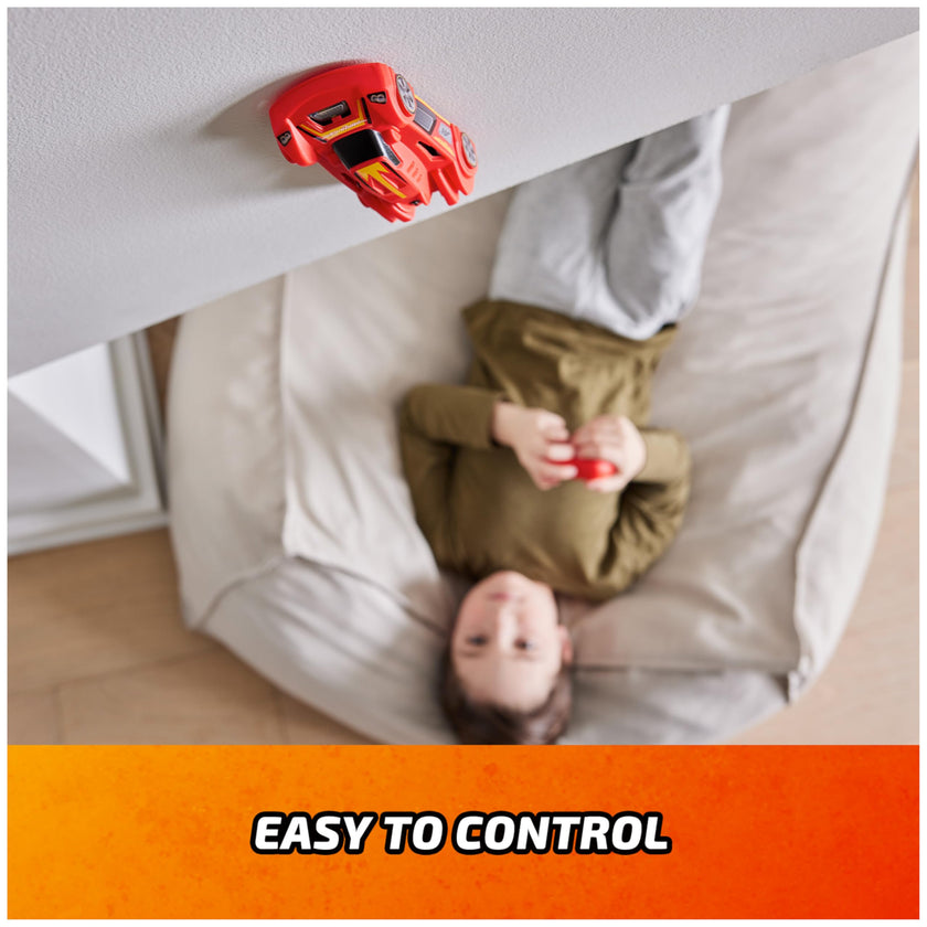 Air Hogs, Zero Gravity Sprint RC Car Wall Climber, Red USB Micro B Rechargeable Indoor Wall Racer, Over 5-Inches Long, Toys for Kids Ages 4 and up 🍁 All In One Marketplace Canada