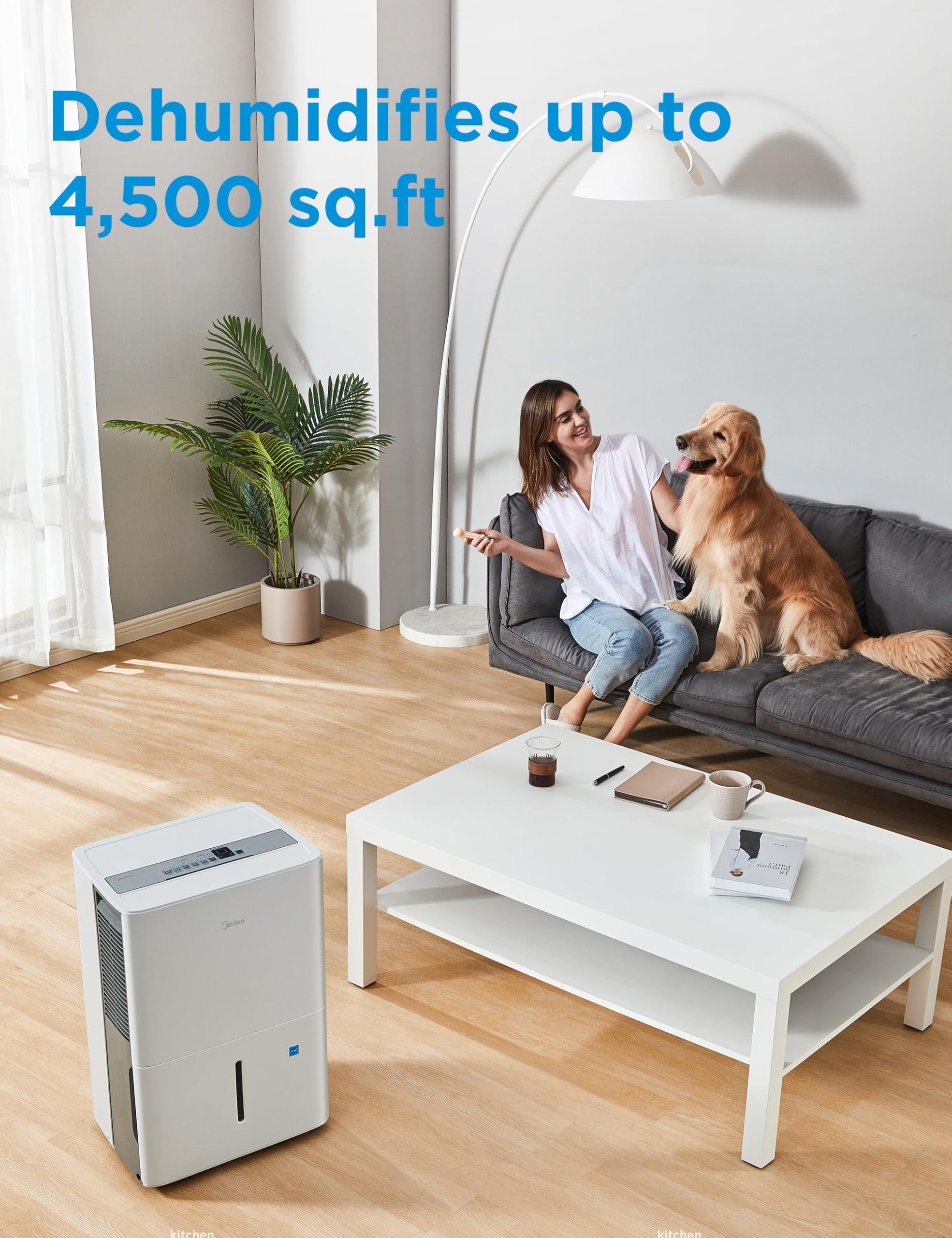 Midea Dehumidifier with Pump for Basement, Energy Star, WiFi, 50 Pint DOE 🍁 All In One Marketplace Canada