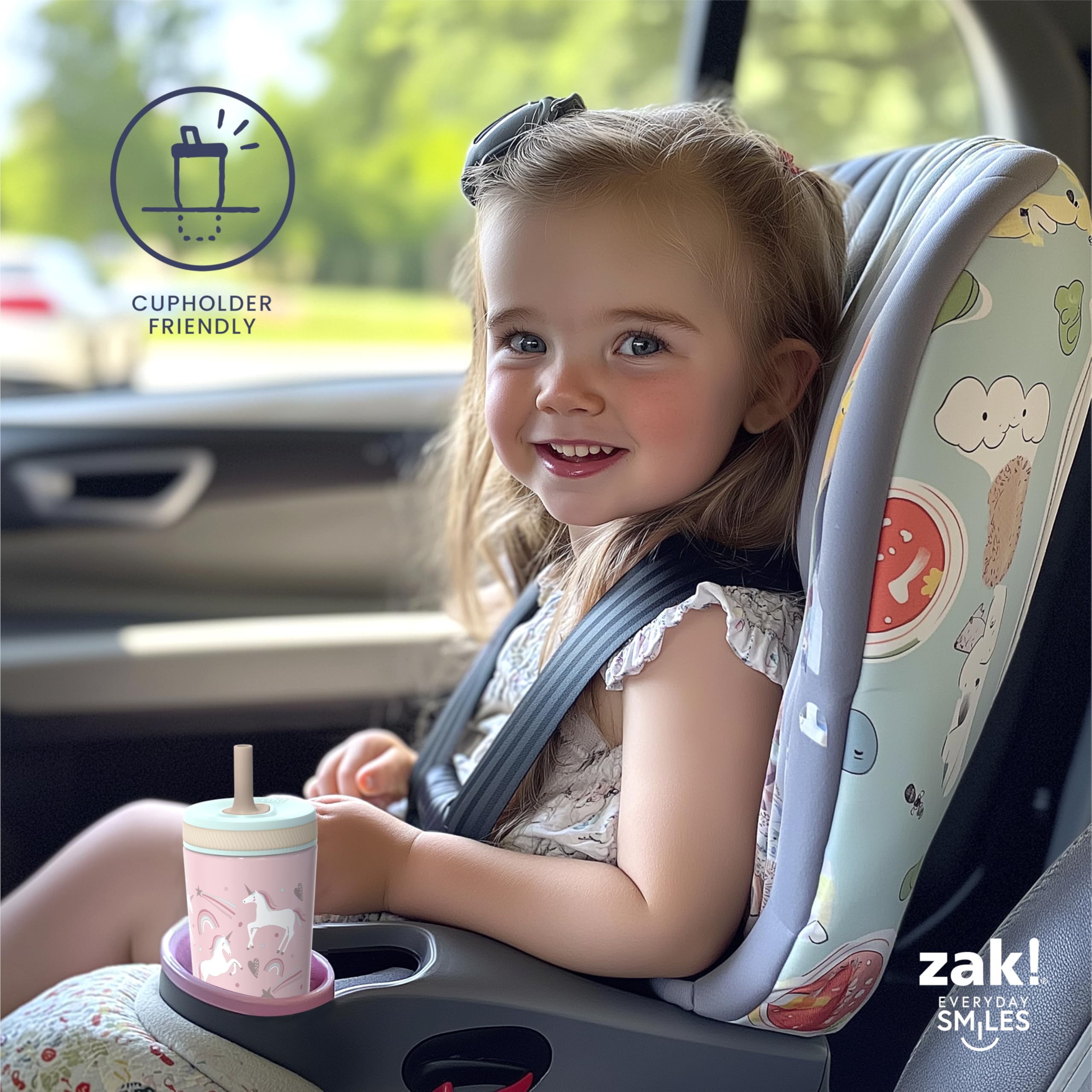 Zak Designs Bluey Kelso 12oz Stainless Steel Leak-Proof Toddler Straw Cup 🍁 All In One Marketplace Canada