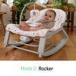 Ingenuity Keep Cozy 3-in-1 Grow with Me Vibrating Baby Bouncer Seat & Infant to Toddler Rocker, Vibrations & Toy Bar, 0-30 Months Up to 40 lbs (Pink Burst) 🍁 All In One Marketplace Canada