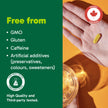 Organika Canadian-Made Bloat Relief- Helps Relieve Bloating and Flatulence- Herbal Blend of Sweet Fennel, Turmeric, and Milk Thistle- Digestive Support- 120vcaps 🍁 All In One Marketplace Canada