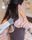 FRAMAR Professional Wet Hair Brush - Vented Hair Brush For Women, Curved Hair Detangler, Brosse a Cheveux, Curly Hair Brush Hair Dryer, Detangling Hair Brush (Champagne) 🍁 All In One Marketplace Canada