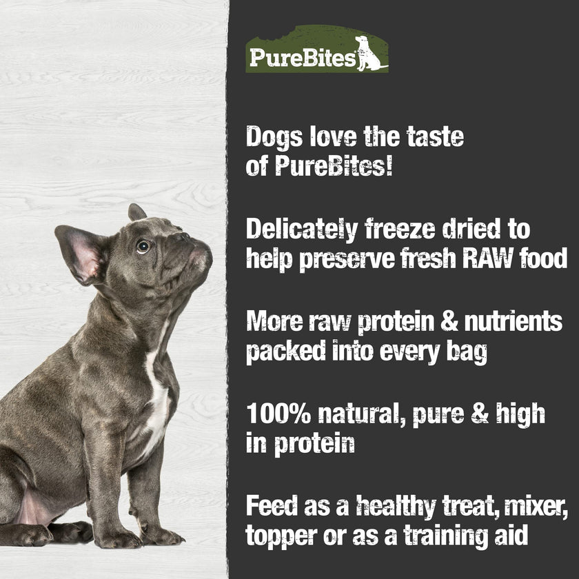 PureBites Freeze Dried Beef Liver Dog Treats, Made in USA, 1.2kg 🍁 All In One Marketplace Canada