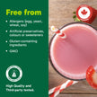 Organika All-in-One Strawberry Shortcake Protein Powder with 20g Protein,15 Vitamins & Minerals from Real Fruits & Veggies,5 Billion CFU Probiotics,4g Prebiotic Fiber, Digestive Enzymes,1g Sugar- 640g 🍁 All In One Marketplace Canada