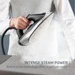 Rowenta Iron Steamer for Clothes Master Steam Station, Professional Steam Iron for Clothes with Stainless Steel Soleplate, 57 Oz, 400 Microsteam Holes, Built-In Pump, 1750 Watts, Black/Green, VR8338 🍁 All In One Marketplace Canada
