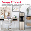 Frigidaire, 5 Gallon Bottom Loading Hot and Cold Water Dispenser, Stainless Steel 🍁 All In One Marketplace Canada