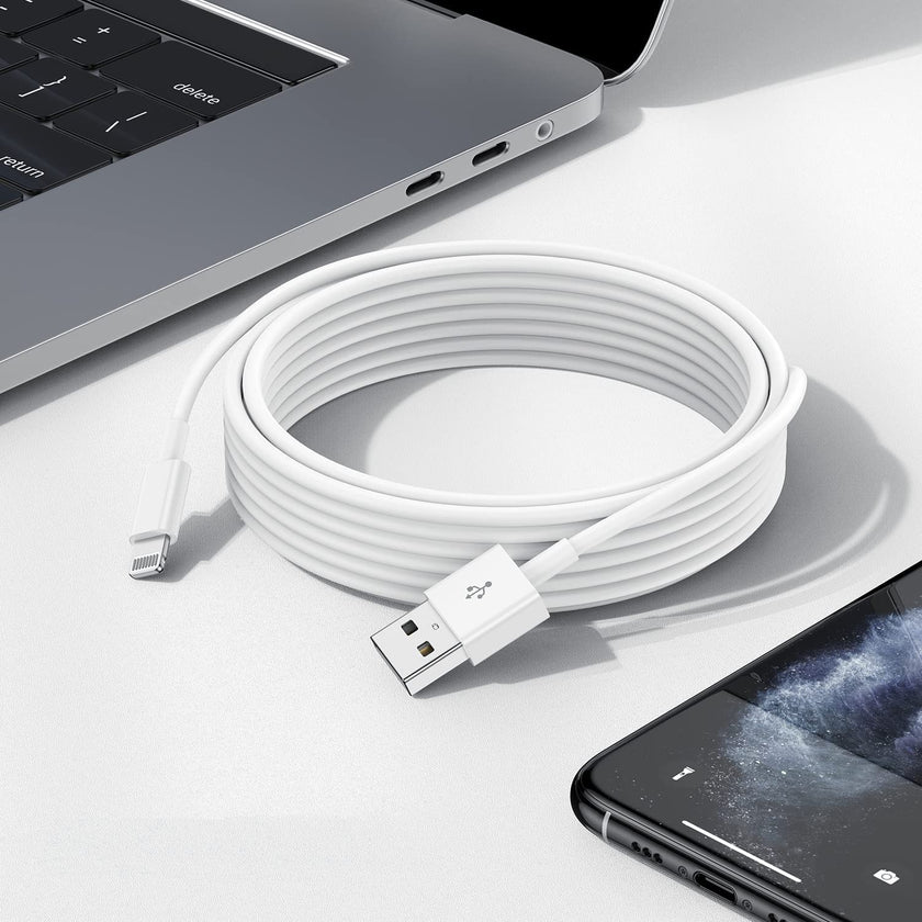QZIIW 2 Pack [Apple MFI Certified],iPhone Fast Charger Cable 3 FT,USB to Lightning Cable 3 Foot Fast Charge Data Transfer 3 Feet Power Cord for iPhone 14 13 12 11 Pro Max Mini XR XS X 9 8 7Plus ipad 🍁 All In One Marketplace Canada