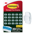 Command Outdoor Light Clips, Damage Free Hanging Outdoor Light Clips with Adhesive Strips, No Tools Wall Clips for Hanging Outdoor Lights and Cables, 20 Clear Clips and 24 Command Strips 🍁 All In One Marketplace Canada