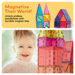 PicassoTiles Magnetic Tiles 60pcs Kids Toys Classroom Sensory Toy for Toddlers STEM Learning Building Blocks, Montessori Pretend Play Magnet Tile Construction Stacking Block Boys Girls Ages 3+ PT60 🍁 All In One Marketplace Canada