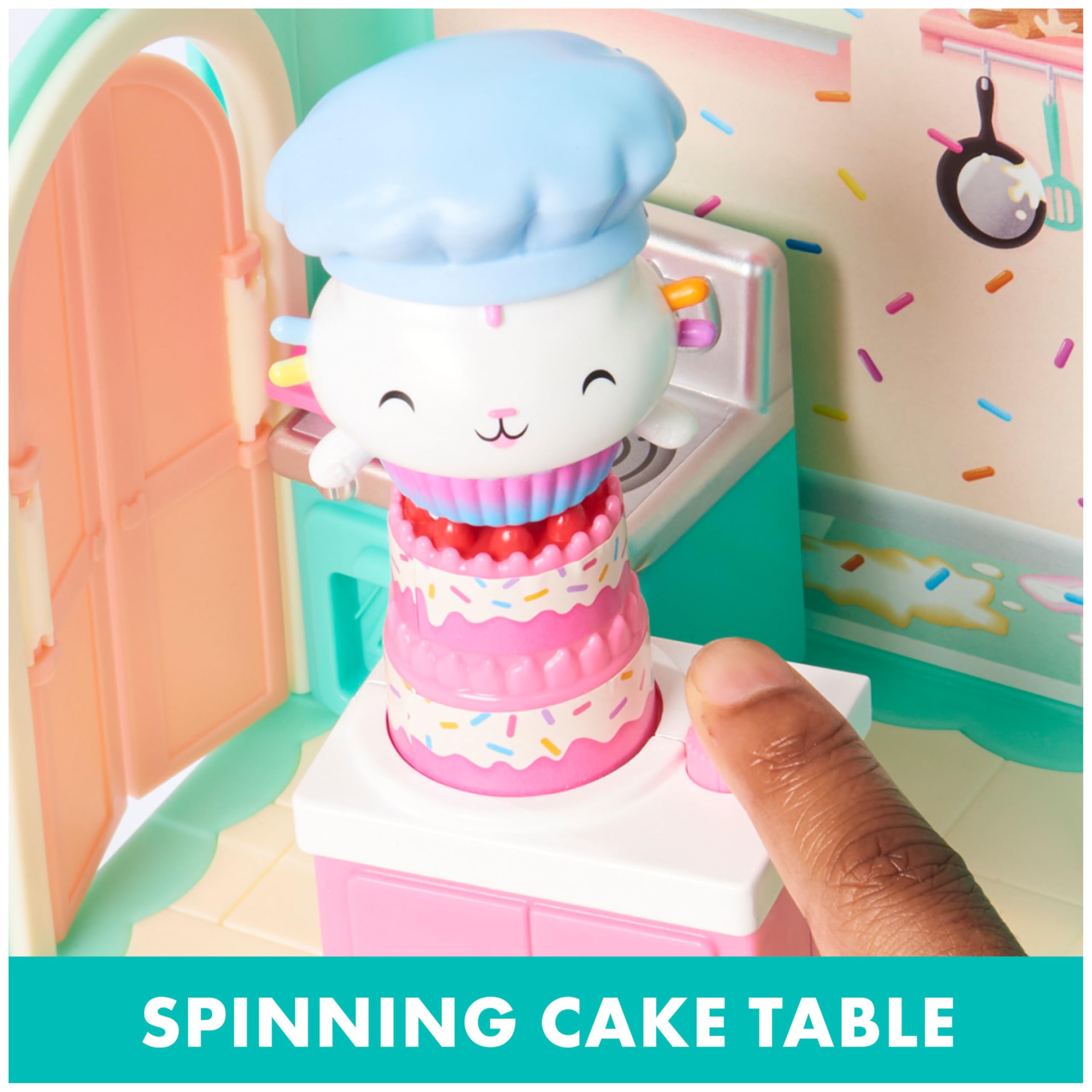 Gabby’s Dollhouse, Bakey with Cakey Kitchen with Figure and 3 Accessories, 3 Furniture and 2 Deliveries, Kids Toys for Ages 3 and up 🍁 All In One Marketplace Canada