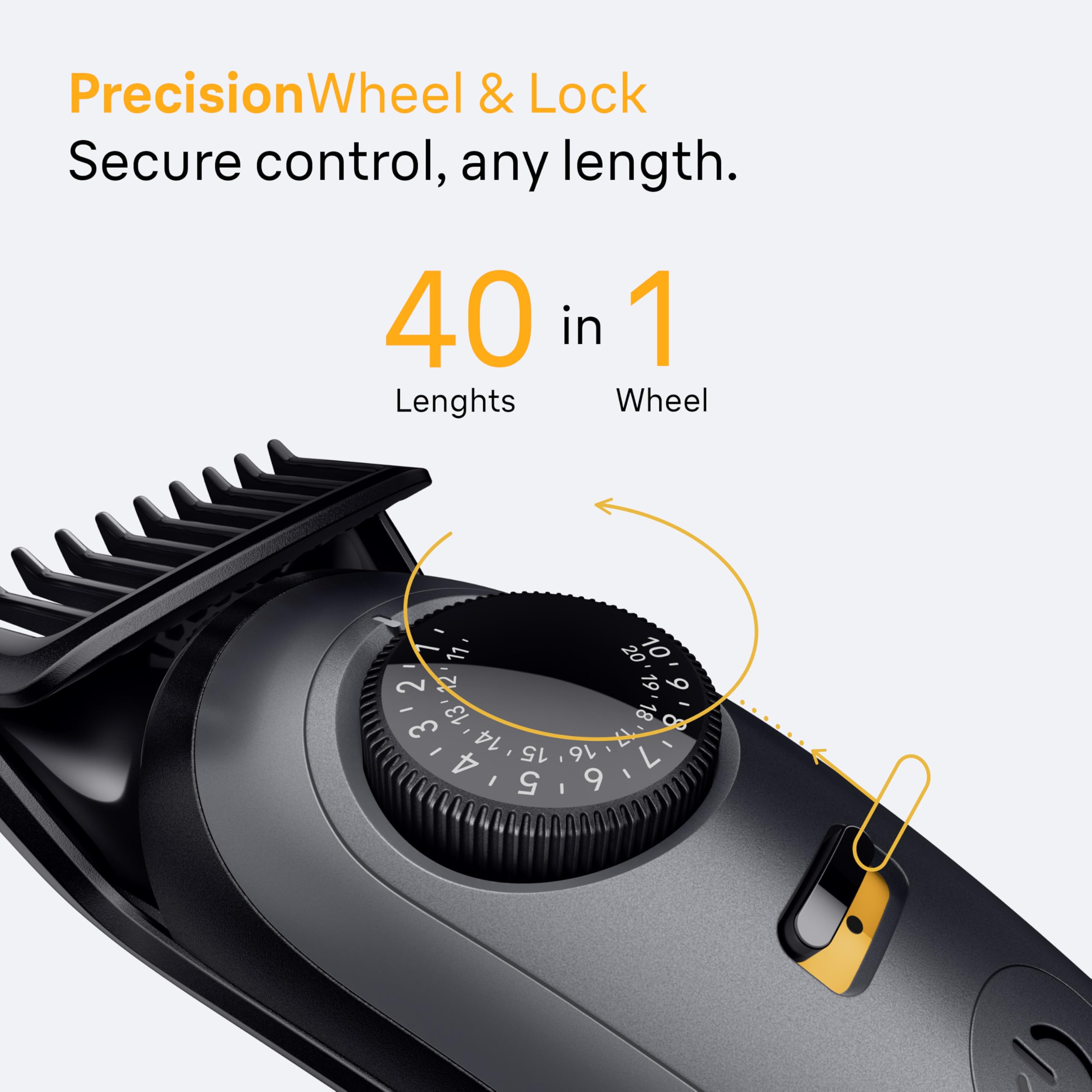 Braun All-in-One Series 5 Trimmer Kit, 40 Lengths, Ultra Sharp Blade, AIO 5510, Moonstone Grey 🍁 All In One Marketplace Canada