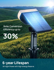 Linkind Solar Lights Outdoor Waterproof IP67, StarRay Dusk-to-Dawn Outdoor Solar Lights, 3 Lighting Modes Solar Spot Lights Outdoor for Garden, Yard, Landscape (Warm White, 4 Pack) 🍁 All In One Marketplace Canada