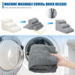 Dog Stairs for Small Dogs - High Density Foam Dog Ramp, Extra Wide Pet Steps with Non-Slip Bottom for High Beds, Couche and Sofa, Best for Dogs Injured, Older Doggy Cats, Pet with Joint Pain (3 Tiers) 🍁 All In One Marketplace Canada