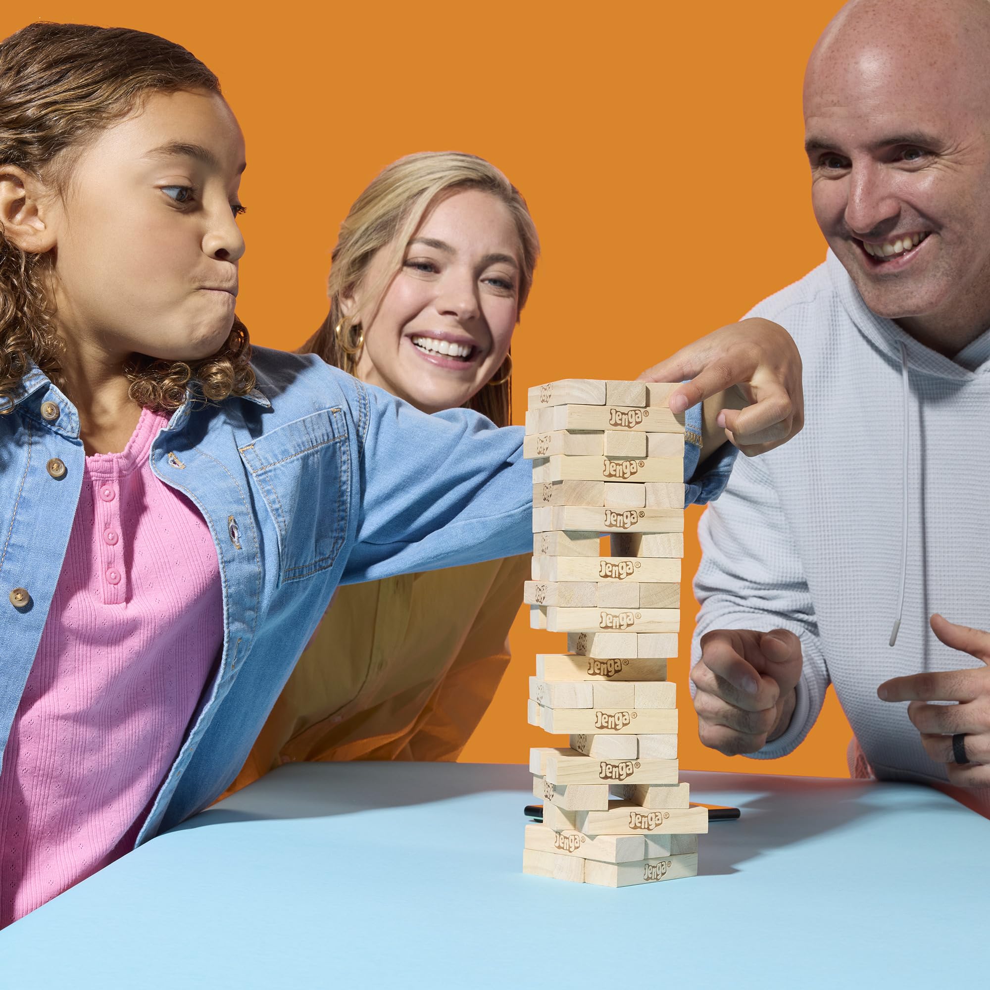 Jenga Official Hasbro Games | Digital Die for 6 More Ways to Play | Original Wood Block Game | Stacking Tower | Ages 6+ | 1+ Players | Party Games 🍁 All In One Marketplace Canada
