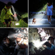 Blukar Headlamp Rechargeable, 2000L Super Bright LED Head Lamp Headlight with Red Warning Lights and 6 Modes, Motion Sensor Control, IPX5 Waterproof, Lightweight Flashlight for Running, Hiking etc. 🍁 All In One Marketplace Canada