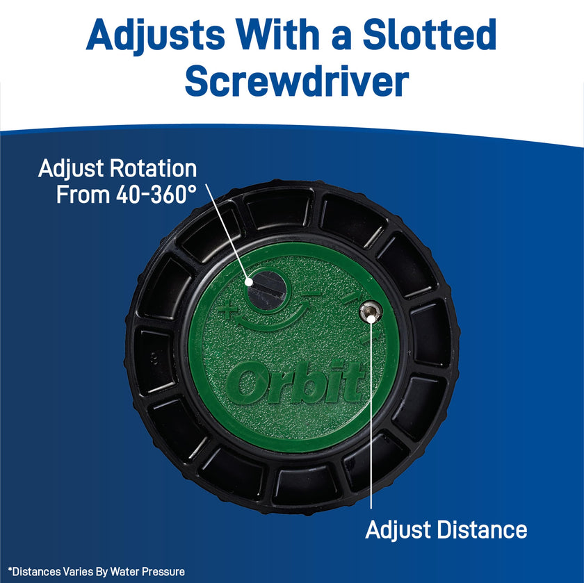 Orbit Watermaster 55461 Voyager 4-Inch Adjustable Pop-Up Gear Drive Sprinkler Head, 2-Pack 🍁 All In One Marketplace Canada