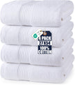 Utopia Towels Premium 100% Combed Ring Spun Cotton Bath Towels, Ultra Soft and Highly Absorbent, 27 by 54 inches, Large Bath Towels, 4 Pack, White 🍁 All In One Marketplace Canada