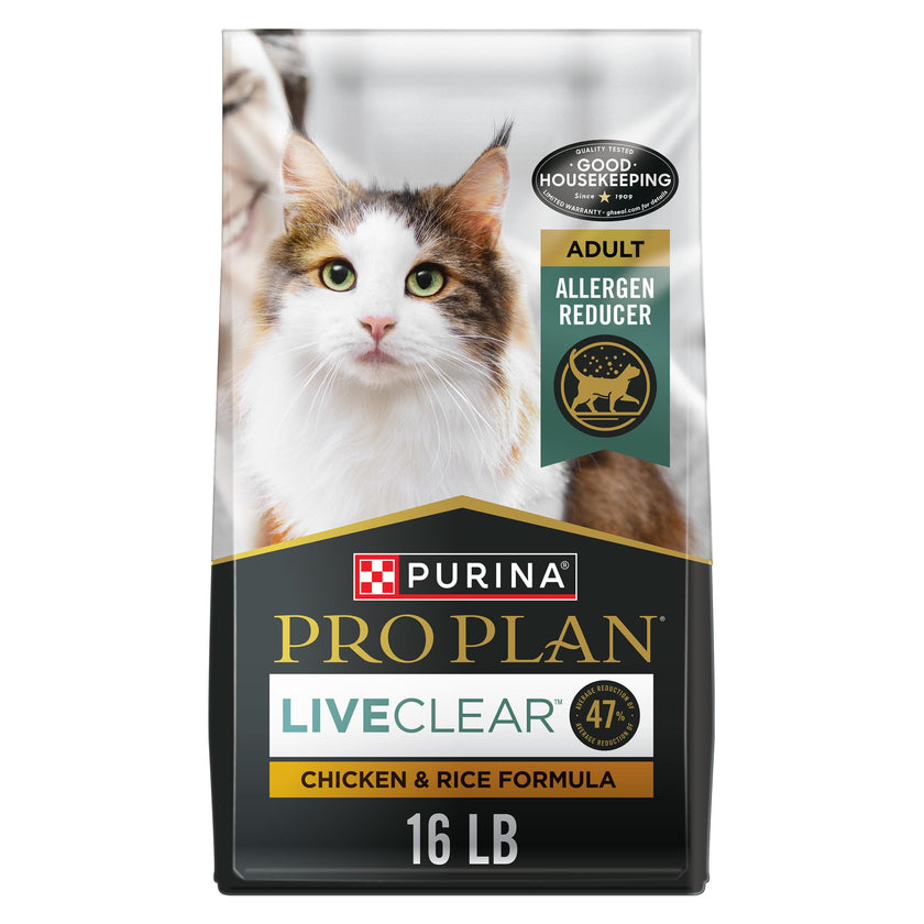 Purina Pro Plan Specialized LiveClear Dry Cat Food, Chicken & Rice - 7.26 kg Bag (1 Pack) 🍁 All In One Marketplace Canada