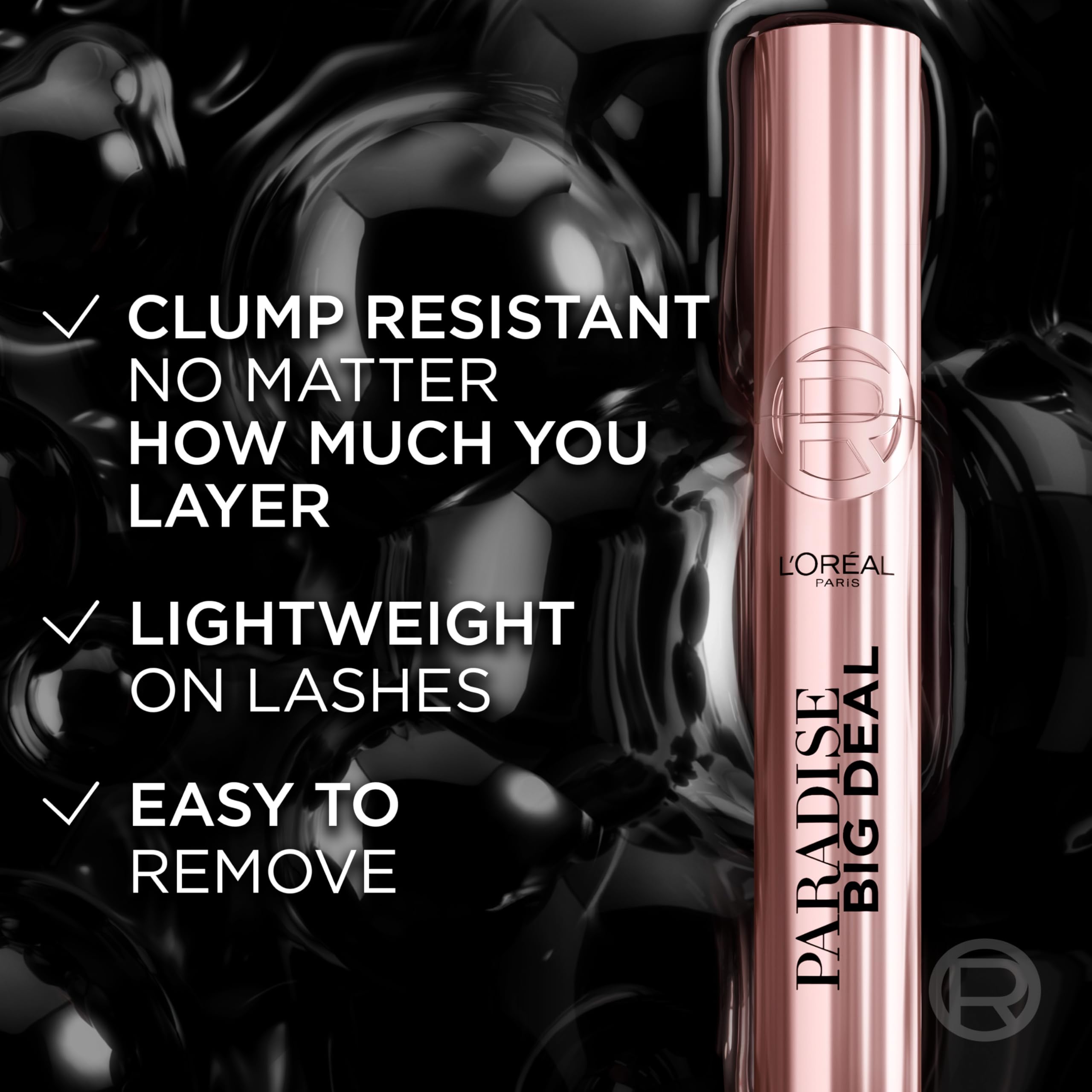 L'Oréal Paris Paradise Big Deal Volumizing Mascara, Buildable & Lengthening & Volume Mascara, No Clumps, Lightweight, Blackest Black 10.9 ml (pack of 1) 🍁 All In One Marketplace Canada