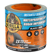 Gorilla Waterproof Patch & Seal Tape, Heavy-Duty, Instantly Seals, Works Underwater, Indoor/Outdoor, Flexible Permanent Bond, 4 in x 10 ft, Black, 1 Pack 🍁 All In One Marketplace Canada