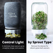 Sun & Sprouts The Original Complete Sprouting Kit - 2 Large Wide-Mouth Mason Jars, Premium Screen lids, Blackout Sleeves, Tray, Sprouter Stand - for Growing Broccoli, Mung Bean, Alfalfa from Seed 🍁 All In One Marketplace Canada