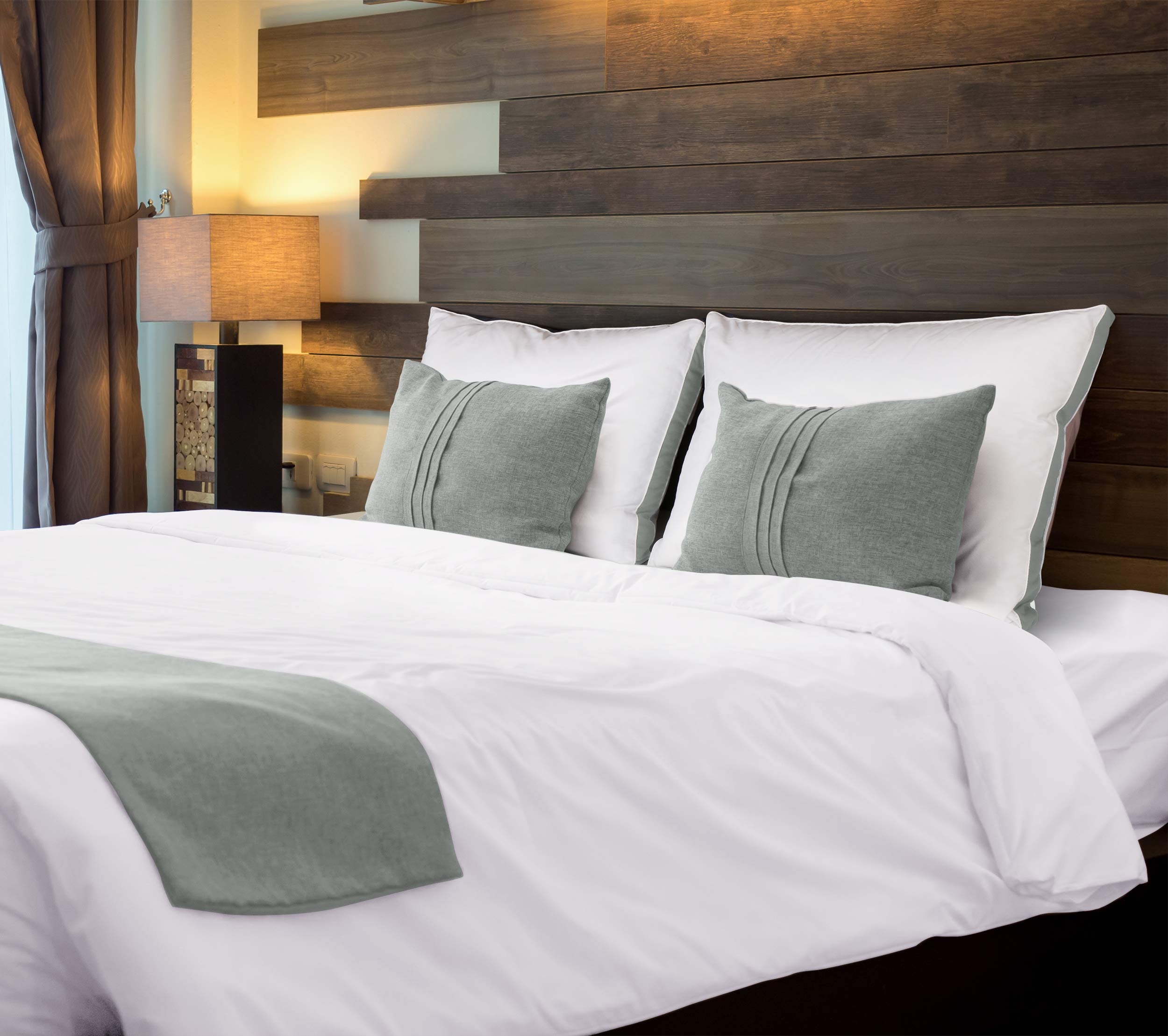 Utopia Bedding Bed Pillows for Sleeping King Size (Grey), Set of 2, Cooling Hotel Quality, Gusseted Pillow for Back, Stomach or Side Sleepers 🍁 All In One Marketplace Canada
