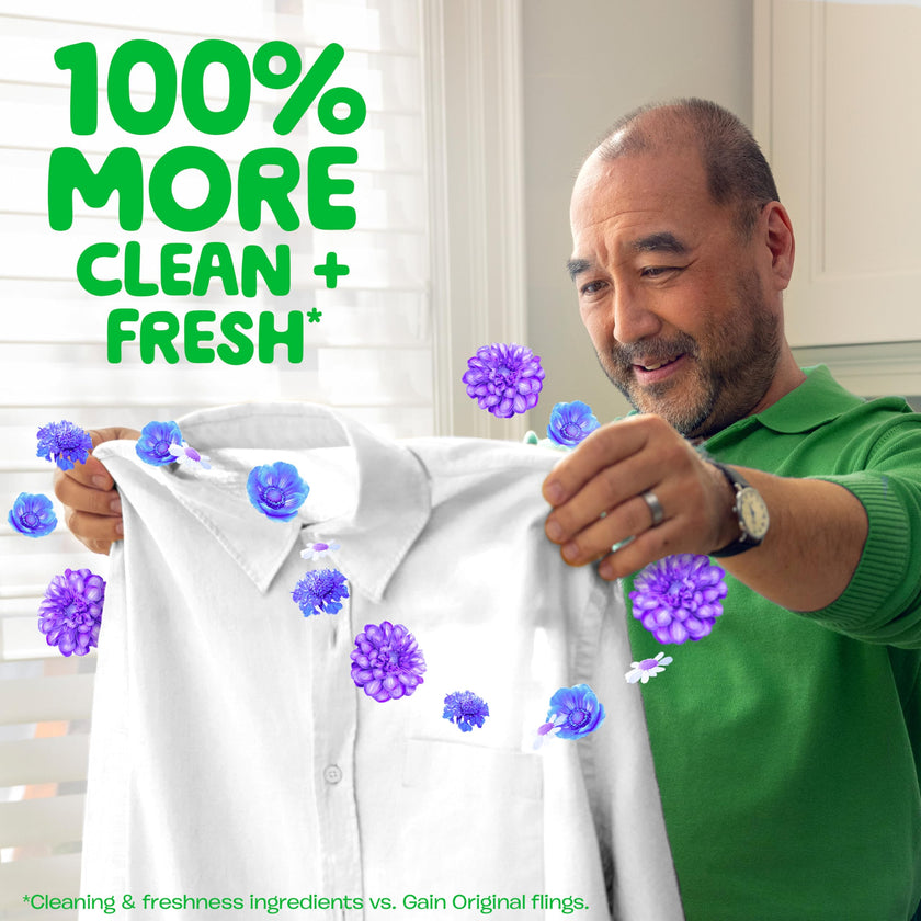 Gain Super Flings Laundry Detergent Pacs, 45 Count, Zen, irresistibly clean and fresh 🍁 All In One Marketplace Canada
