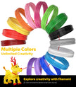 3D Pen Filament Refills 15 Colors, Each Color 16 Feet Total 240 Feet, 1.75 mm Pla Filament Comes with 2 Finger Caps & Copybook,3D Printing Pen Filament Refills Compatible with Mynt3d,scrib3d 3D Pen 🍁 All In One Marketplace Canada