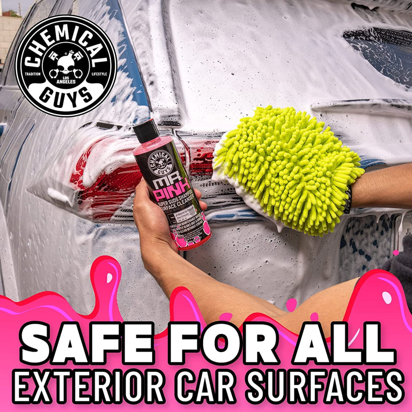 Chemical Guys Mr. Pink Foaming Car Wash Soap (Works with Foam Cannons, Foam Guns or Bucket Washes) Safe for Cars, Trucks, Motorcycles, RVs & More, 473 ml (2 Pack), Candy Scent 🍁 All In One Marketplace Canada