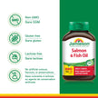 Jamieson Salmon and Fish Oil 1,000 mg Softgels, Bonus Size, Supports Heart and Brain Health. With Wild Salmon, EPA and DHA, Non-GMO, Gluten-Free, 200 Count, Proudly Canadian 🍁 All In One Marketplace Canada