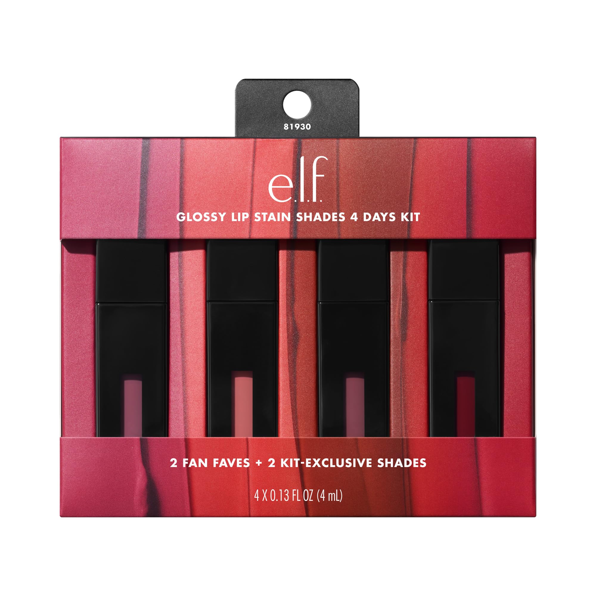 e.l.f. Glossy Lip Stain Shades 4 Days Kit 🍁 All In One Marketplace Canada