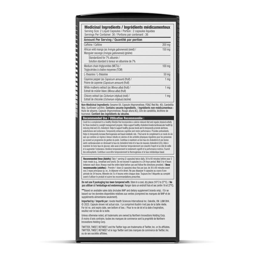 Hydroxycut Weight Loss Pills for Women & Men, Hydroxycut Black - 72 Pills 🍁 All In One Marketplace Canada