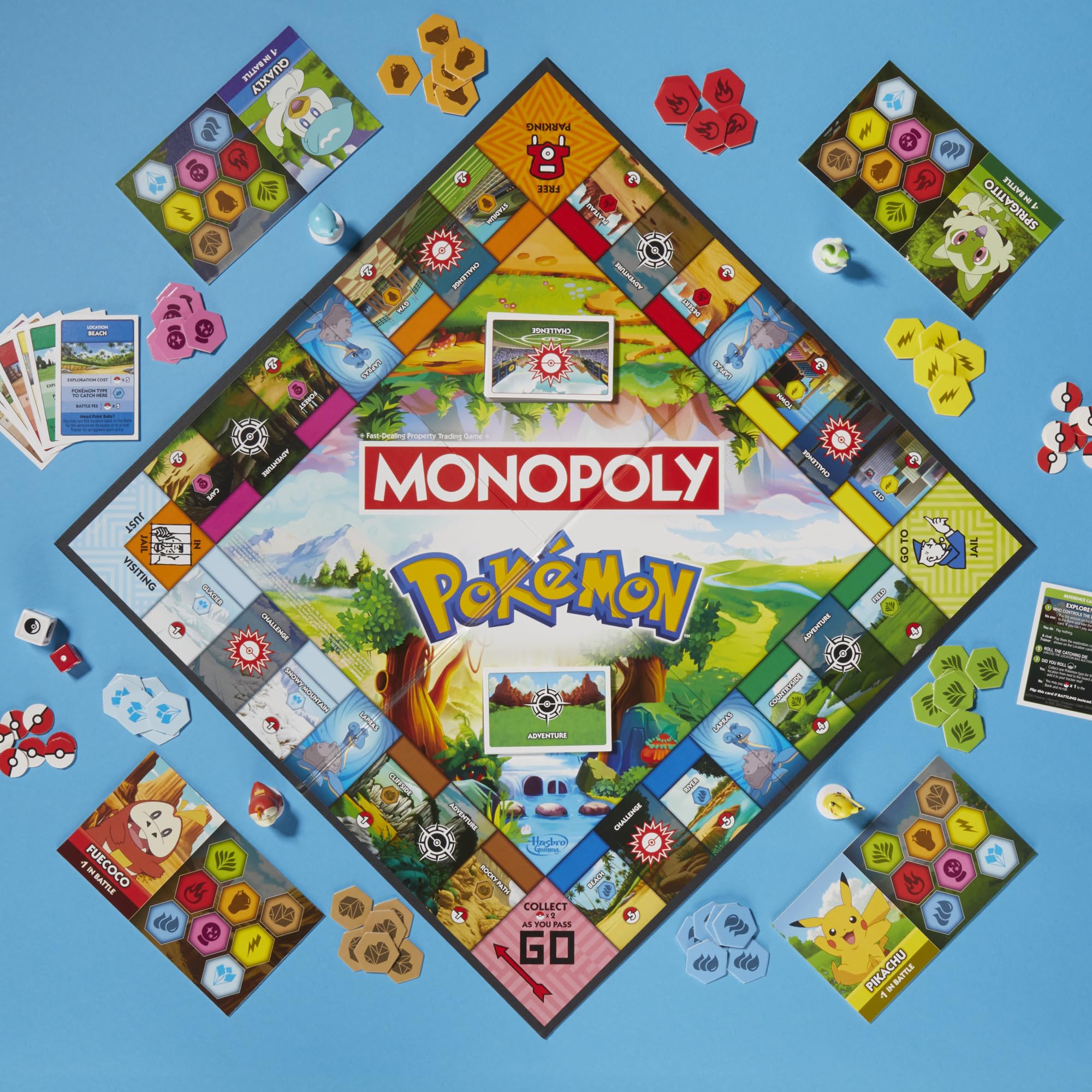 Monopoly Pokémon Edition Board Game | Ages 8 and Up | 2 to 4 Players | Kids Games for Pokémon Fans | Fun Family Games| 45 Mins. Avg. (English & French) 🍁 All In One Marketplace Canada