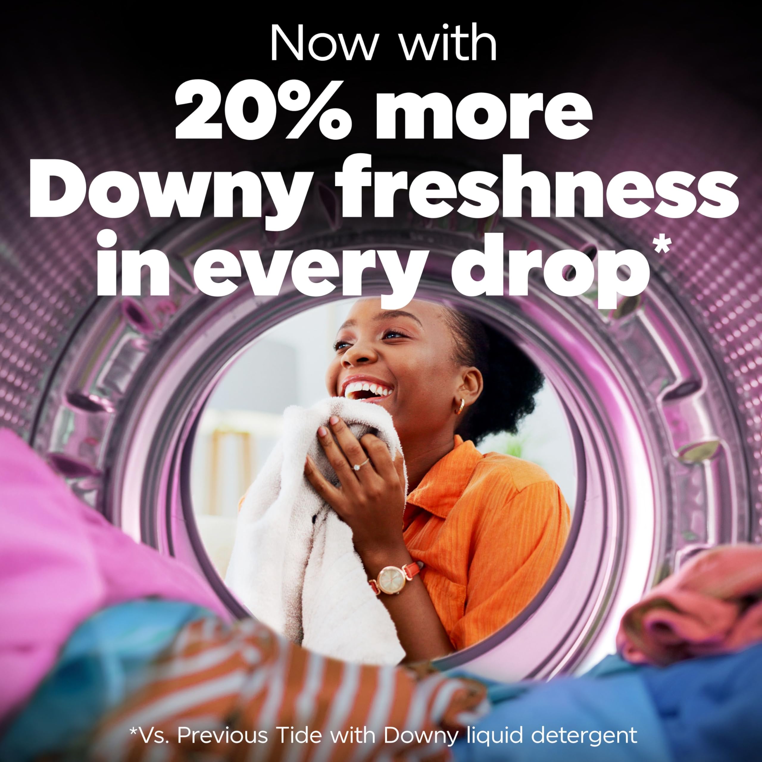 Tide Plus Boost of Ultra Downy Liquid Laundry Detergent, April Fresh Scent, 83 Loads, Laundry Detergent Liquid with Long-Lasting Freshness, 3.4 L 🍁 All In One Marketplace Canada