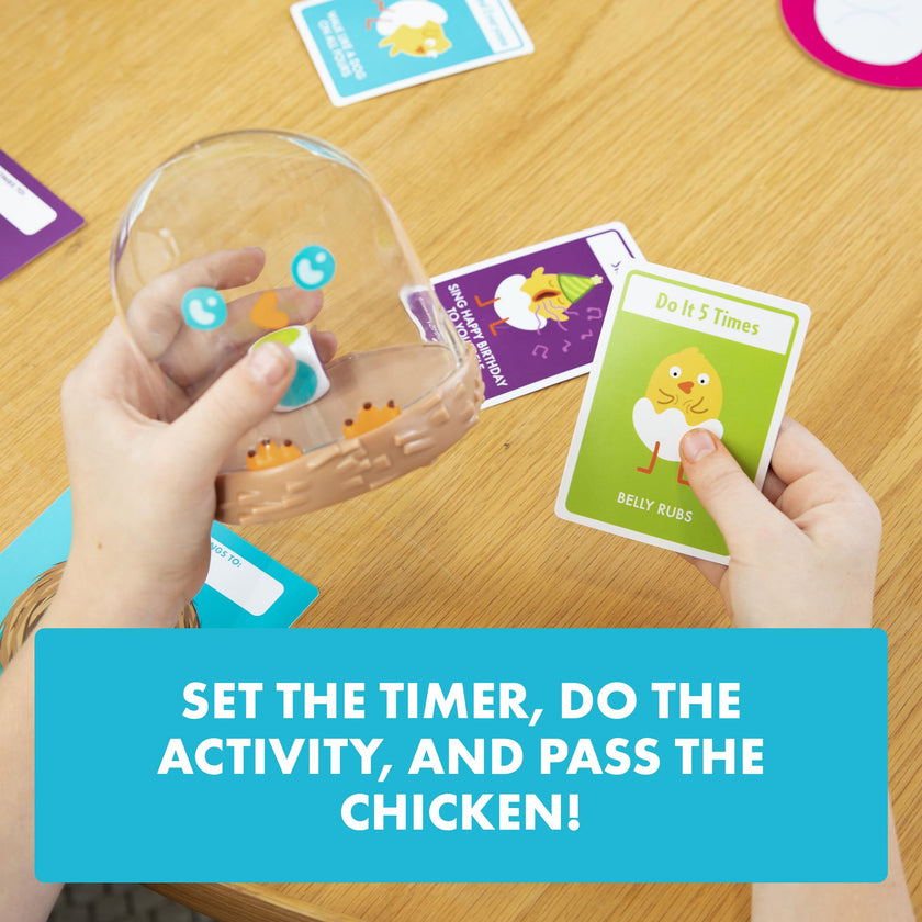 Hurry Up Chicken Butt by Exploding Kittens - 2-6 Players - Ages 4+ - 2 Minutes to Play - Hot Potato Style Card Game - Fun Card Game, Family Game Night, Creative Kids Game 🍁 All In One Marketplace Canada