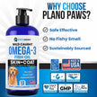 Omega 3 Fish Oil for Dogs – Liquid Dog Fish Oil Supplement – Supports Skin & Coat Health – Joint, Brain & Heart Support – for All Breeds & Ages 🍁 All In One Marketplace Canada