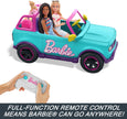 Hot Wheels Barbie RC SUV & Stickers, Can Hold & Store 2 Barbie Dolls & Accessories, Kid-Applied Stickers for Customization 🍁 All In One Marketplace Canada