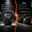 Yes4All Solid Cast Iron Kettlebell Weights Set – Great for Full Body Workout and Strength Training – Kettlebell 25 lbs (Black) 🍁 All In One Marketplace Canada