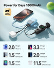 INIU Power Bank, Ultra Mini 10000mAh 45W Fast Charging Portable Charger, USB C Battery Pack with Cable, Flight-Safe Travel Powerbank for Business Trip, Hiking, Cycling, Outdoor, Climbing, Purple 🍁 All In One Marketplace Canada