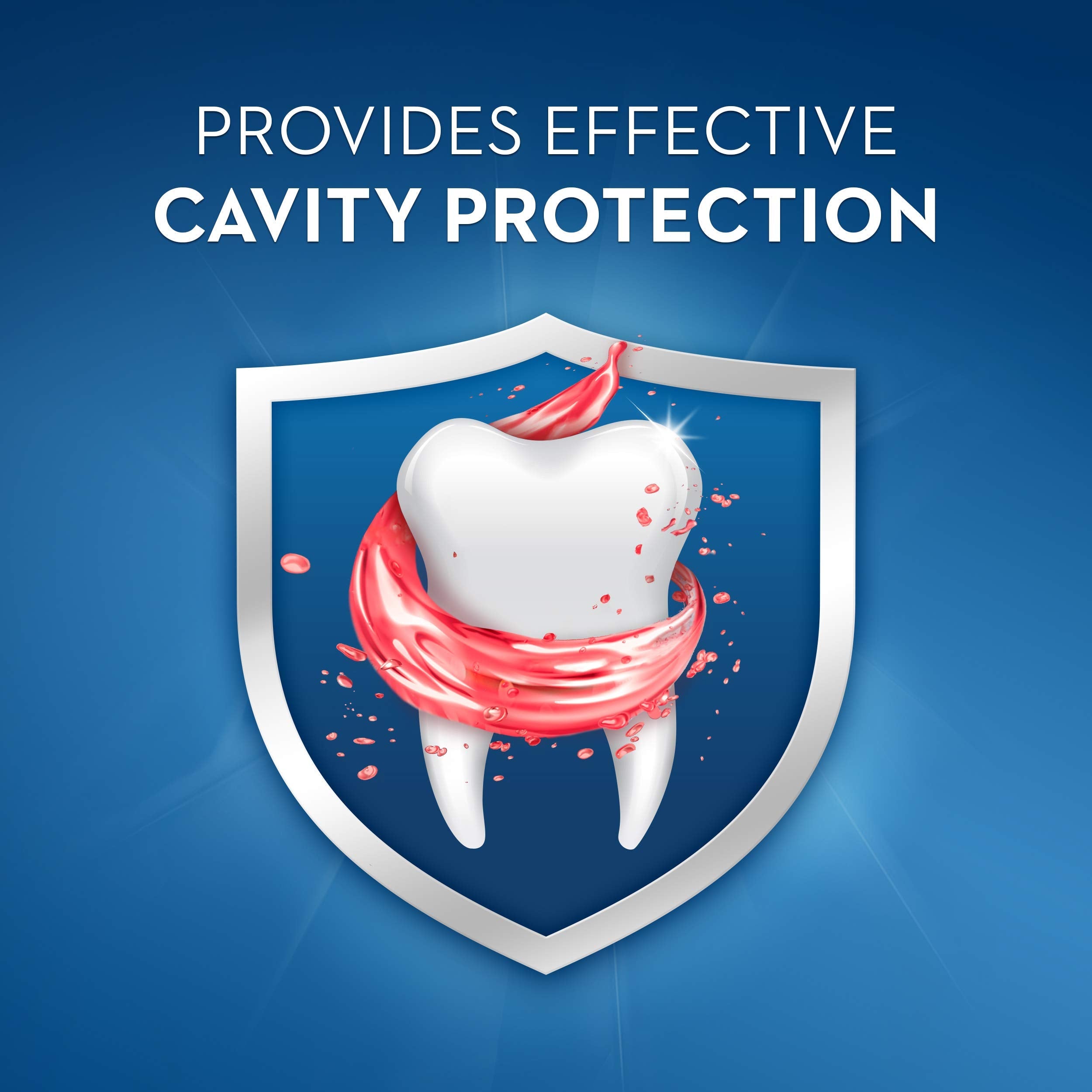 Crest Kid's Anticavity Fluoride Mouthwash, Strawberry Rush, Alcohol-Free Mouthwash for Kids 6+ to Protect Against Cavities, 4X500mL 🍁 All In One Marketplace Canada