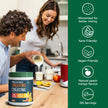 Organika Canadian-Made Creatine Powder- Peach Mango- Pure Micronized Creatine Monohydrate - Helps Build Lean Muscle, Increase Strength, and Improved Recovery and Performance for Men and Women - 600g 🍁 All In One Marketplace Canada